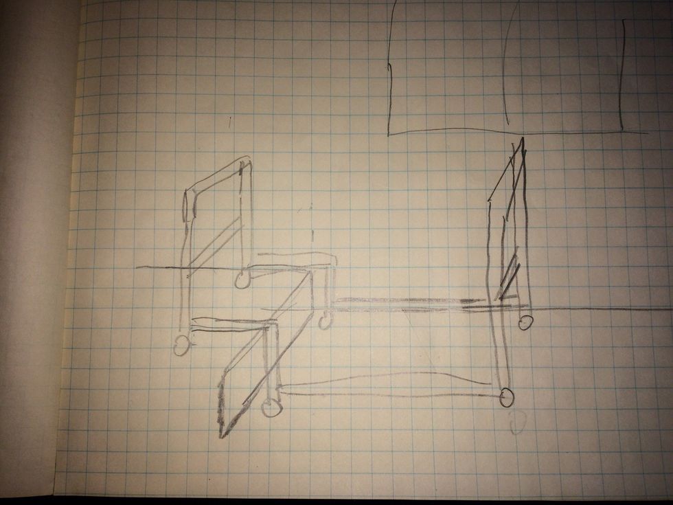 My rough drawing.
