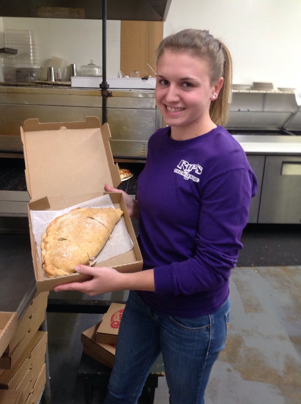 My savory BLT Calzone