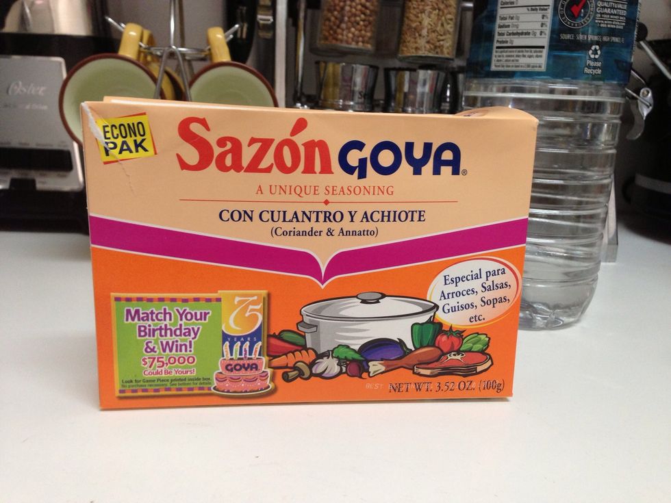My secret weapon. Goya seasoning packets.