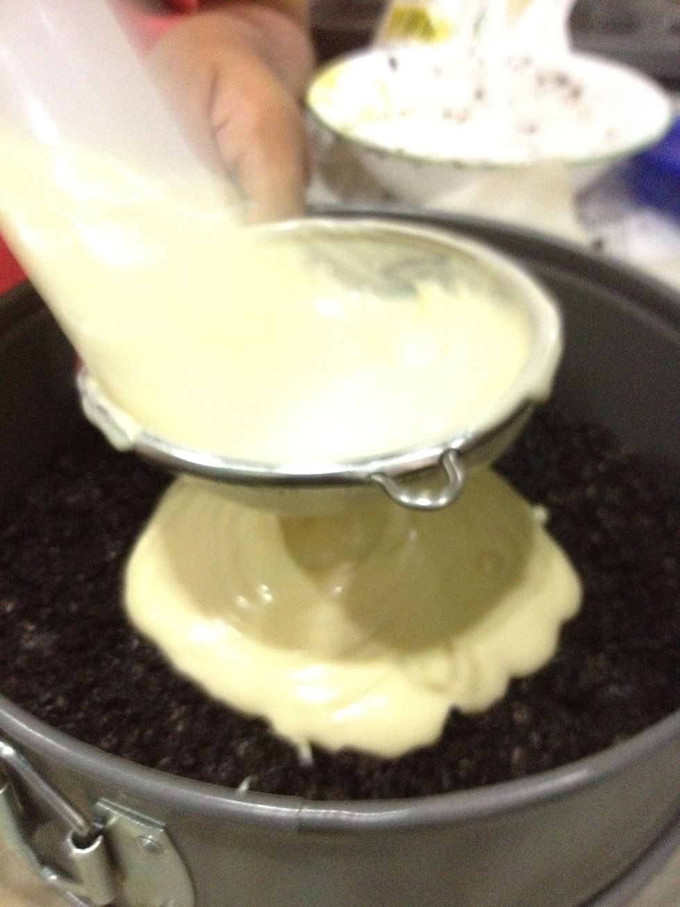 My sieve is EXTREMELY fine so it took a looooooong time to sieve everything. I suggest you use a NORMAL-sized-hole sieve. Jussayin. :p
