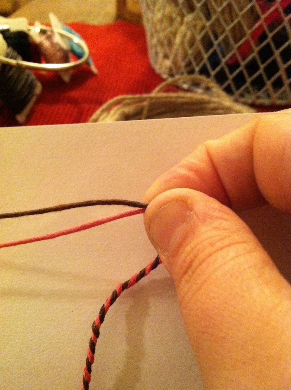 My trick for getting it close to 3 inches. Measure, pinch....