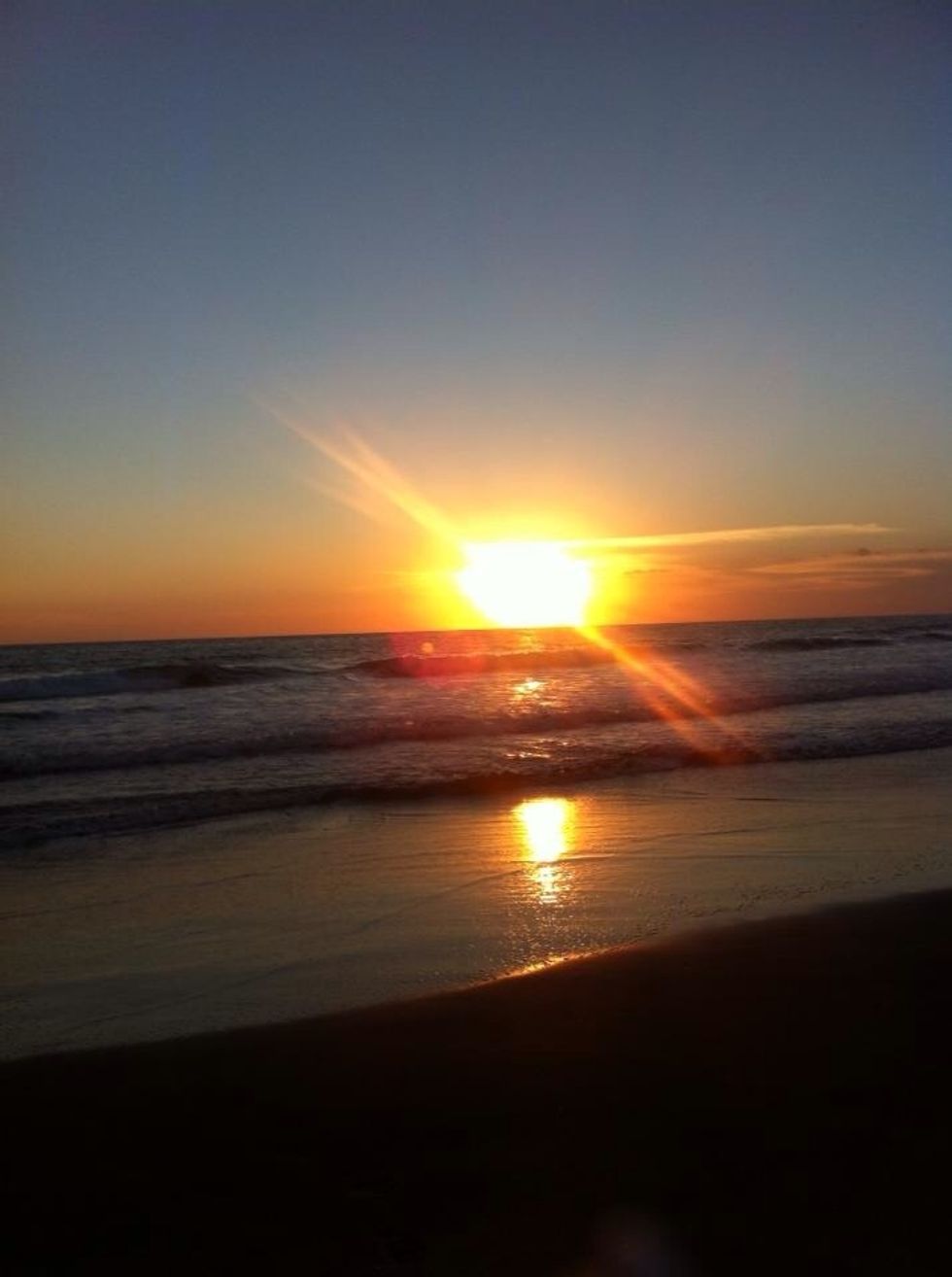 My view that night after roasting Cashews and making a great tasting Mara\u00f1on juice.