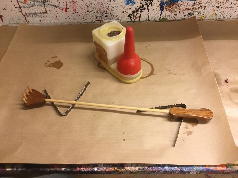 N\u00e4r limmet har torkat oljar du den.