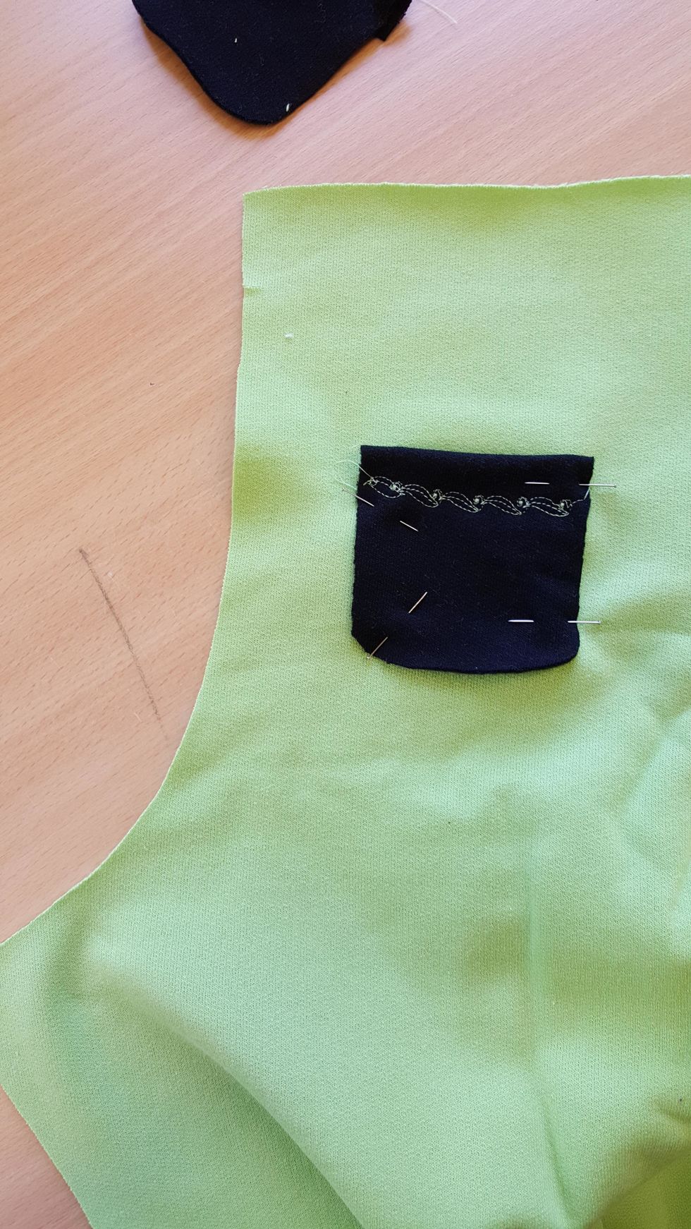 N\u00e5la fast fickan d\u00e4r den ska vara. Sy fast