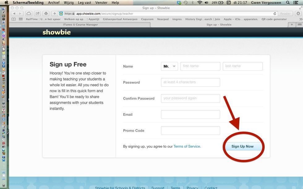 Na deze stap heb je toegang tot jouw online klaslokaal.