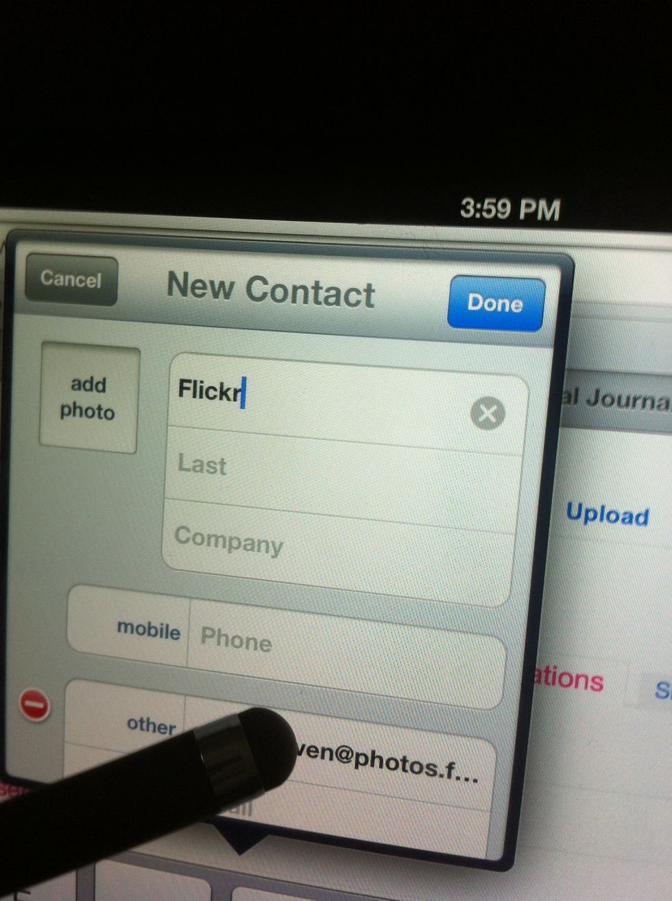 Name it Flickr and you're done!