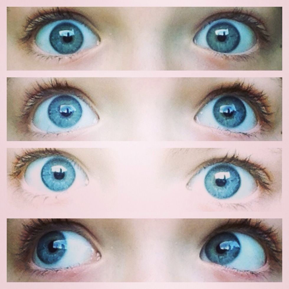 Natural light brings out your eye colour too\ud83d\ude01