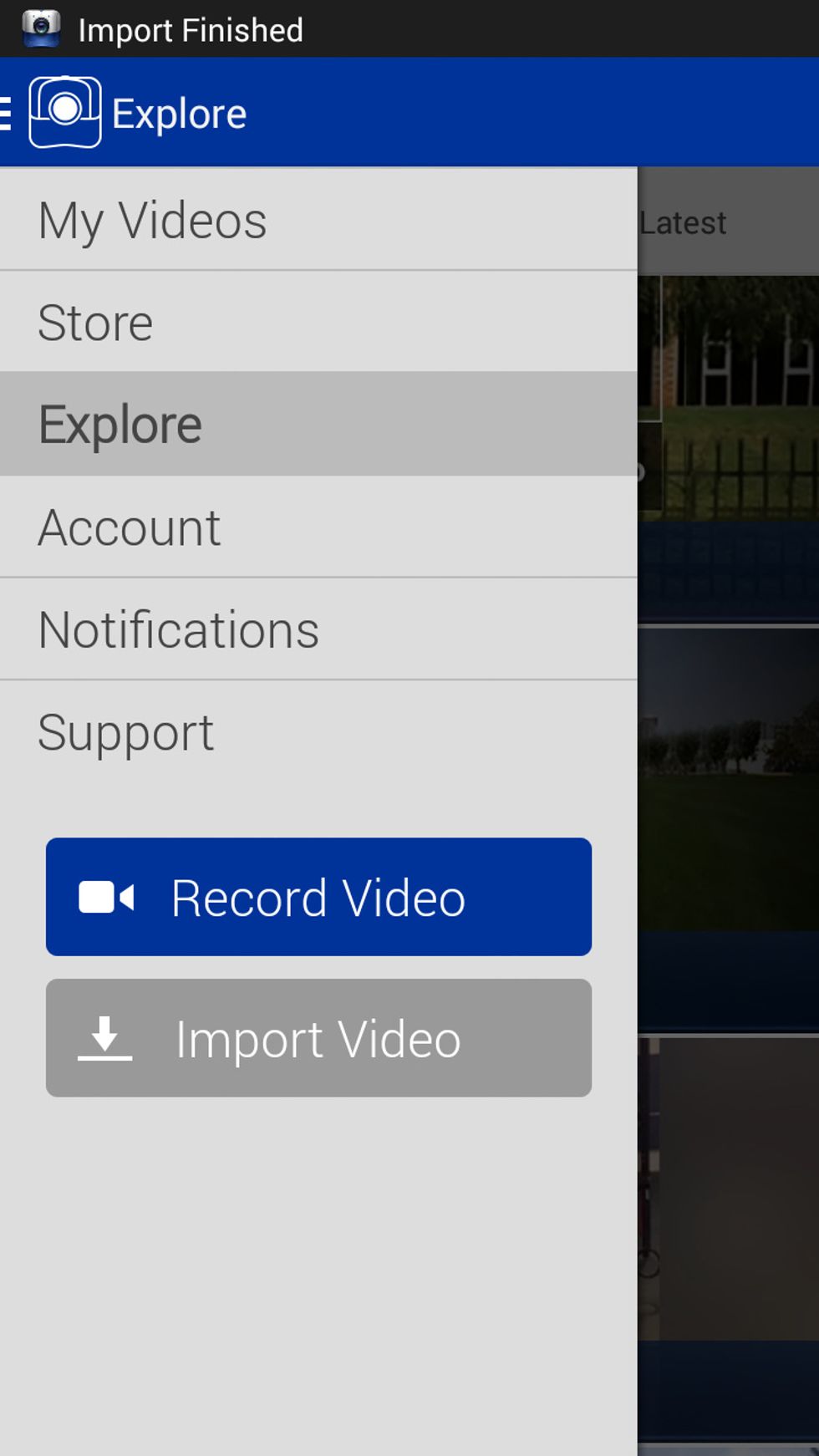 Navigate back to your local video library.