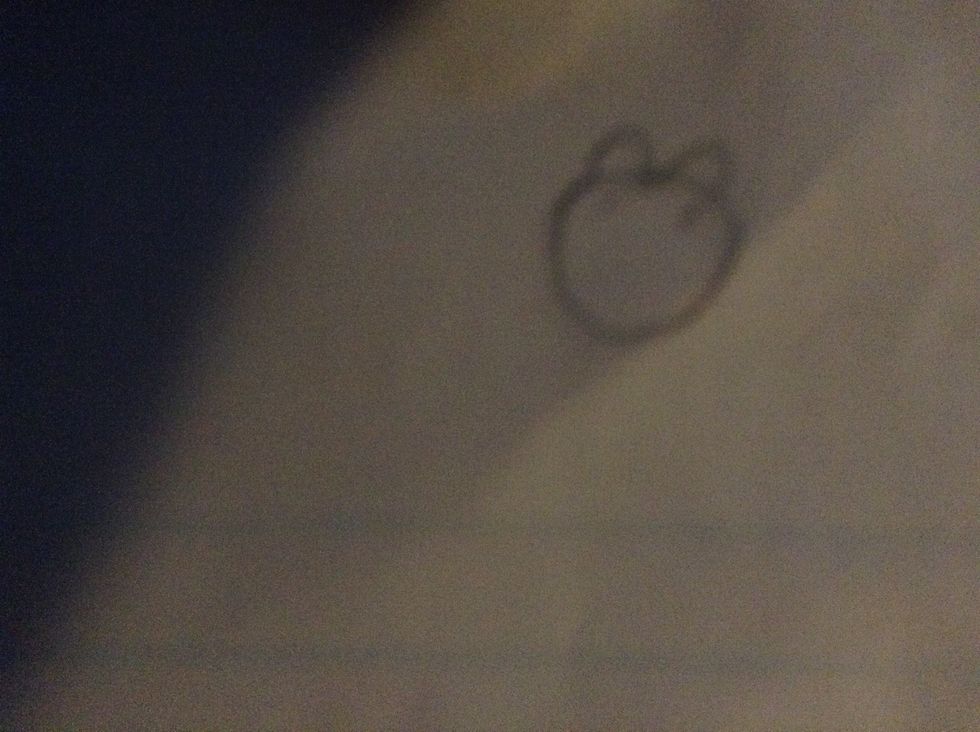 Naxt, draw 2 eyes for the dog