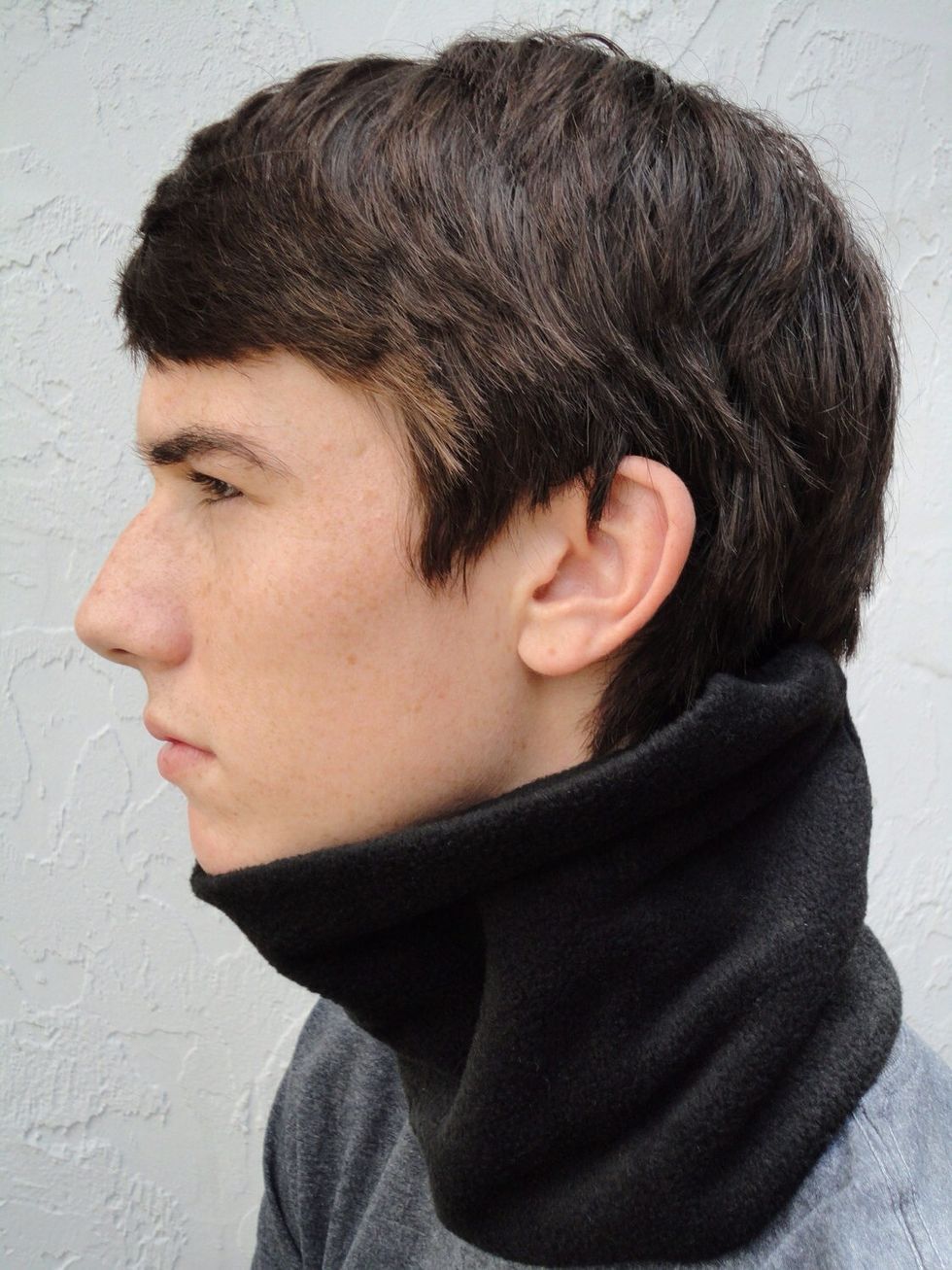 Neck Tube or Warmer:  If you don't like cold, this is a must have item. Any fleece one is good.  This can cover your face and neck and will keep you warm.  This item also, can find from Dollar Store!
