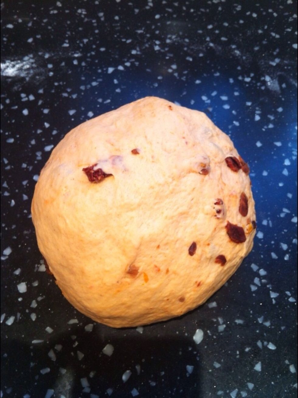 Need again until tomatoes are combined. Shape the dough into a ball