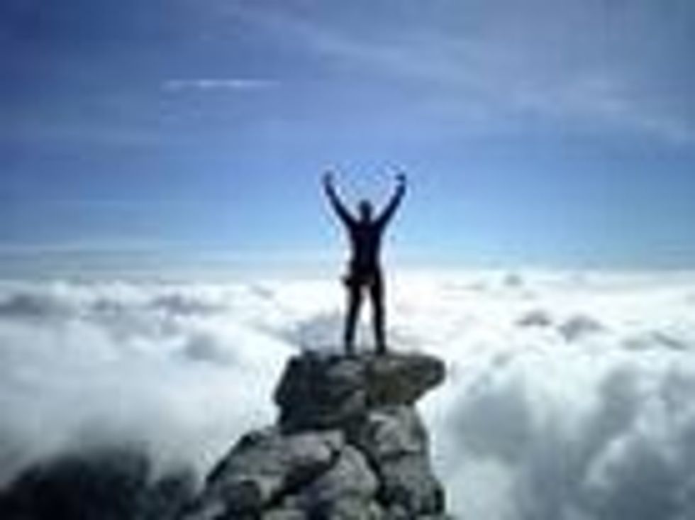 Never give up and keep trying again and again and again until you finally reach your goal.