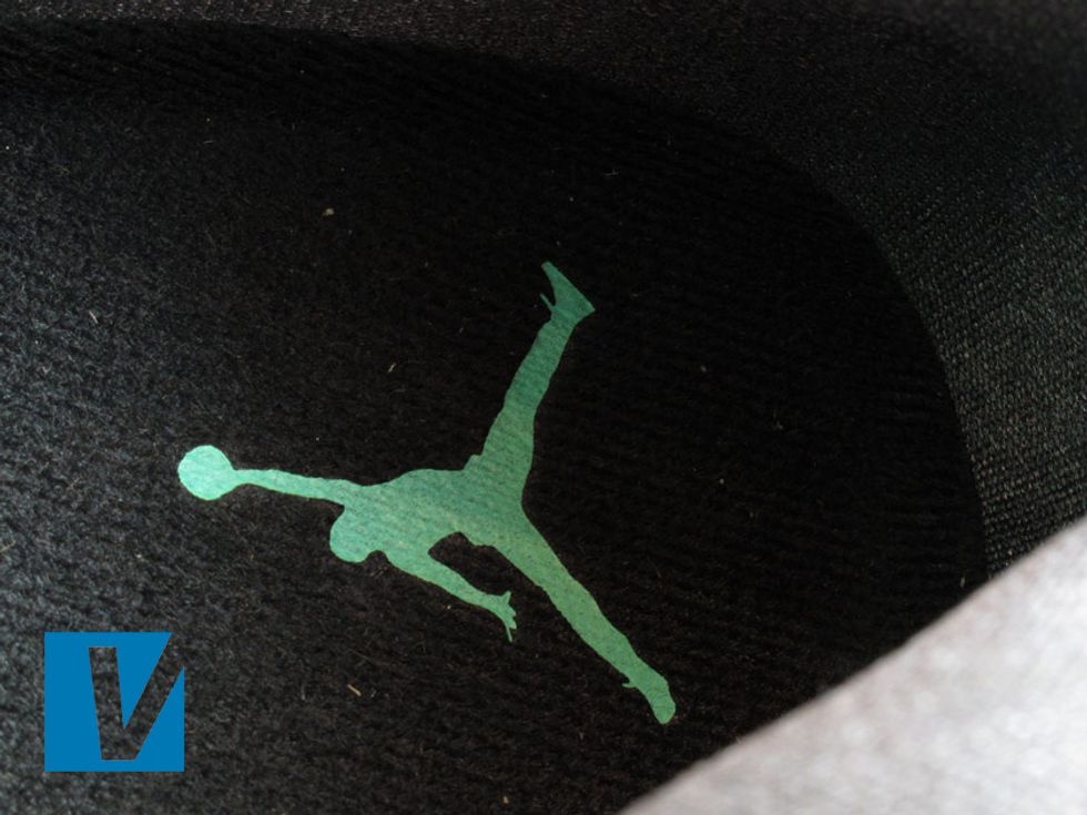 New Jordan Son of Mars shoes feature the Jumpman logo on the innersole. Older models may feature the Nike logo. If the shoes are new check that this logo is not worn out.