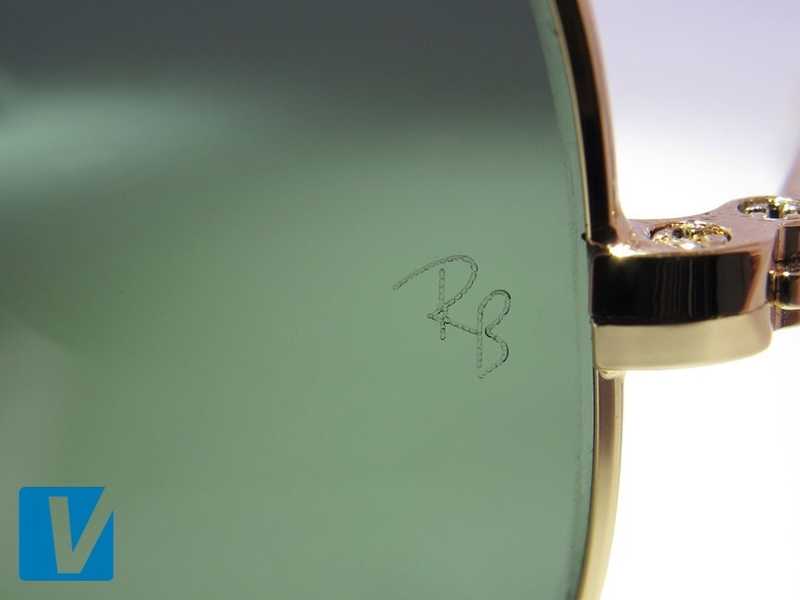 Ray-bans authentic with RB eched on lense Ray Ban also etches their lenses and it drives me crazy : r  main image 3