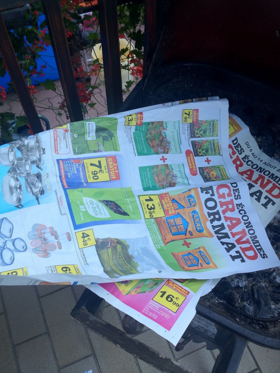 News paper works best but any paper will do