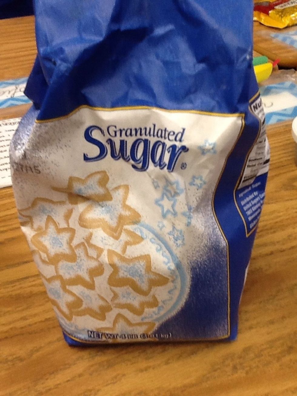 Next add 1 3/4 cup sugar