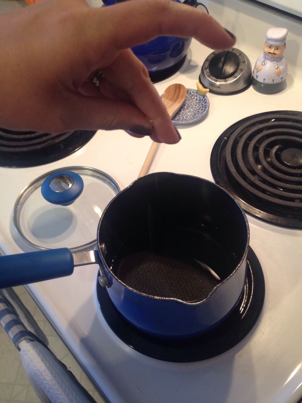 Next add a pinch of sea salt...