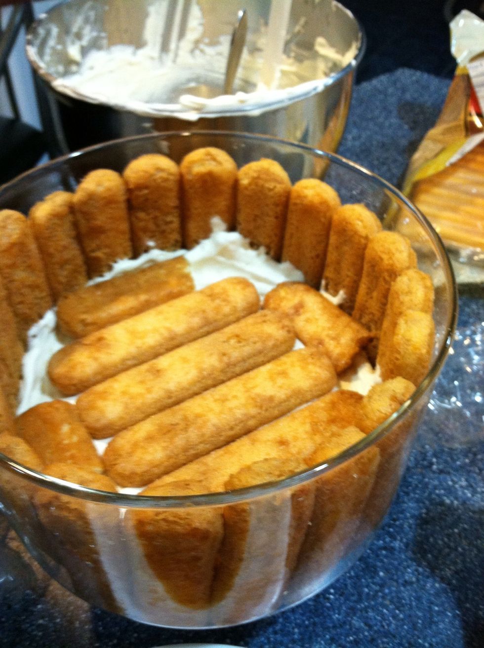 Next add another layer of fingers.