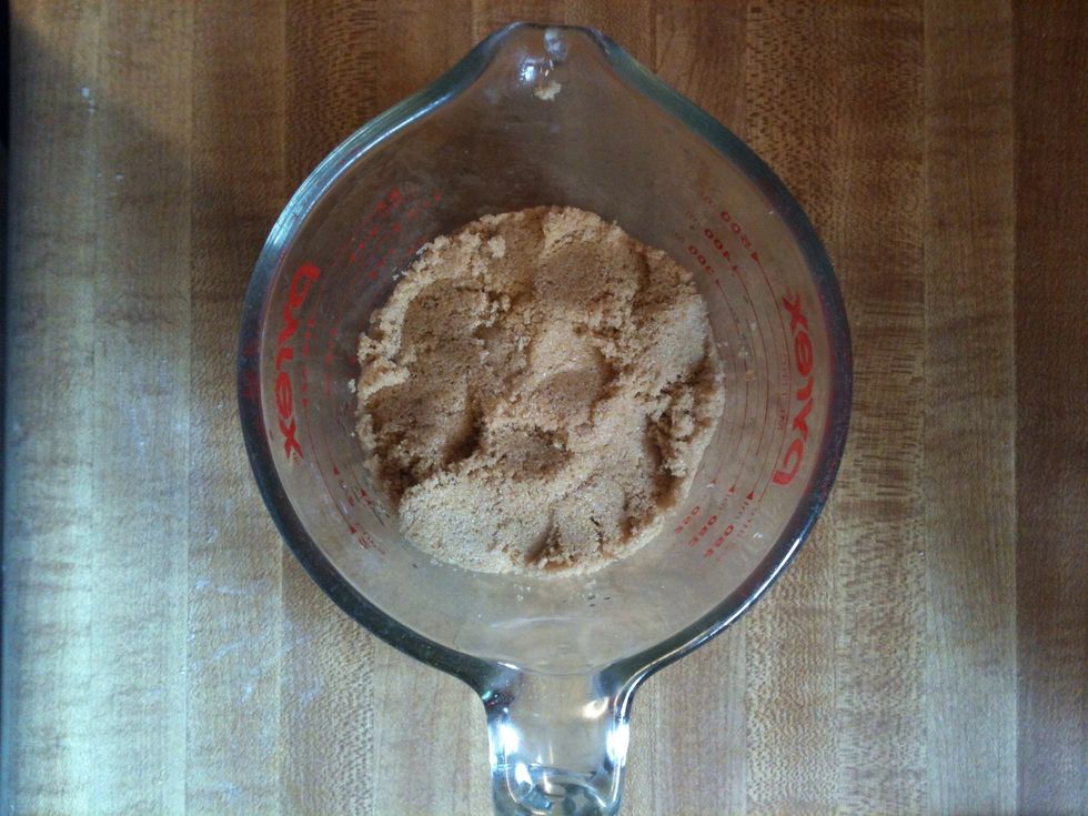 Next add brown sugar or white sugar (1cup)