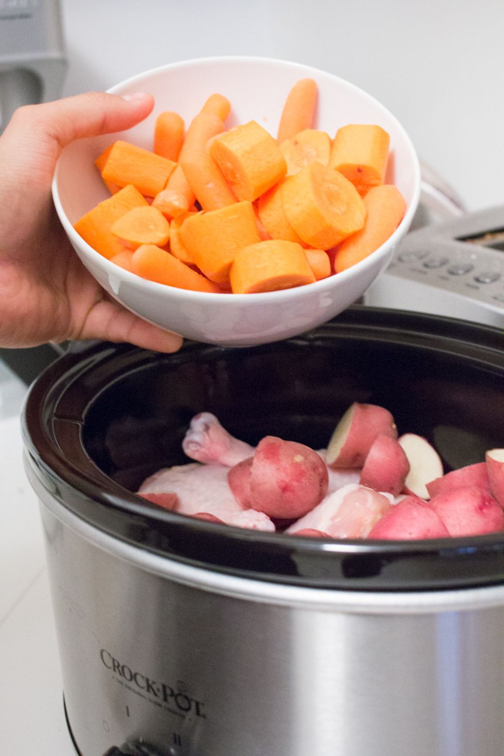 Next add carrots.