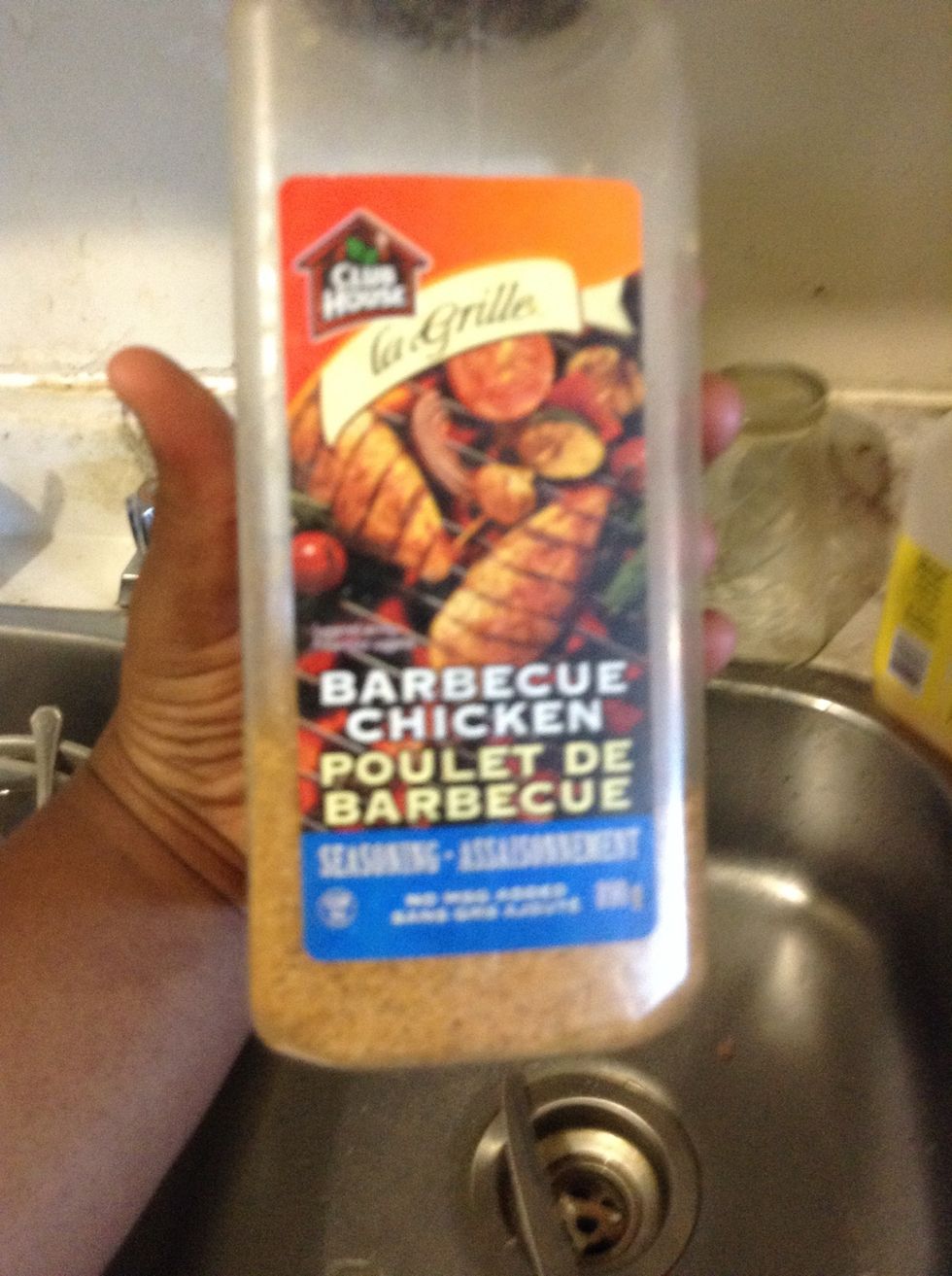 Next, add some BBQ spices