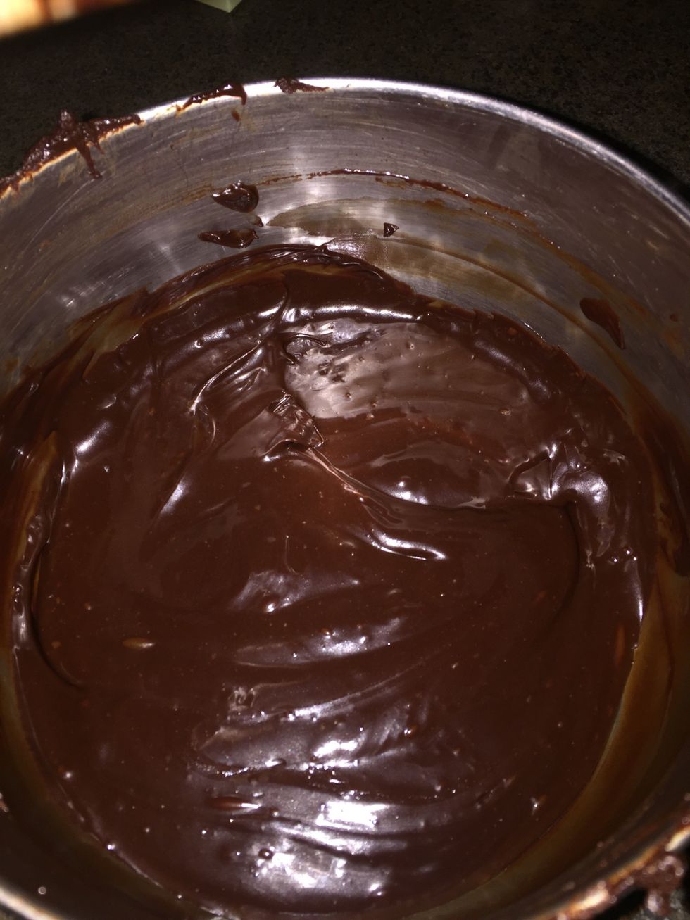 Next, add two cups of marshmallows to the mixture to thicken the dip.