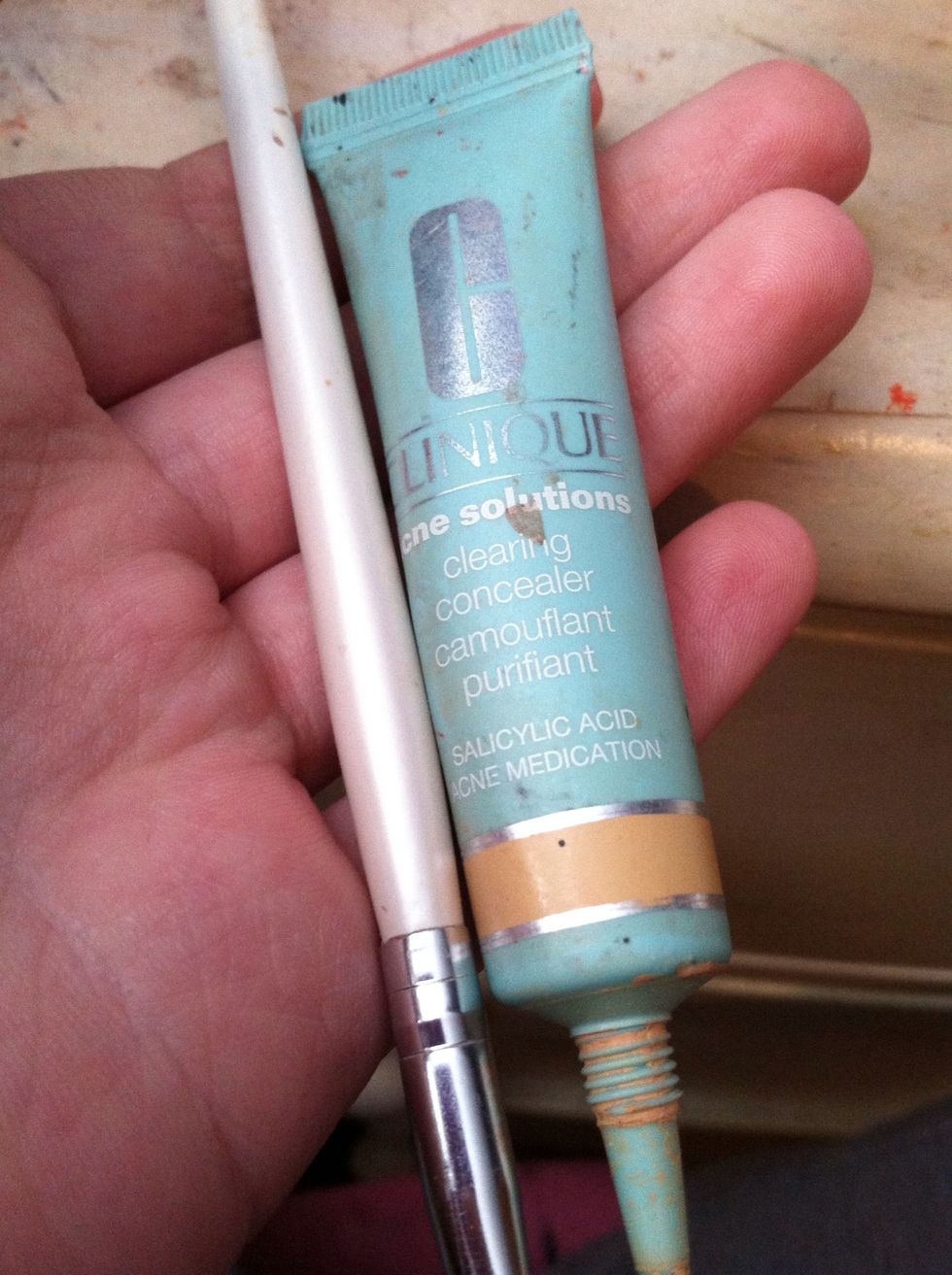 Next; apply a concealer on your blemishes