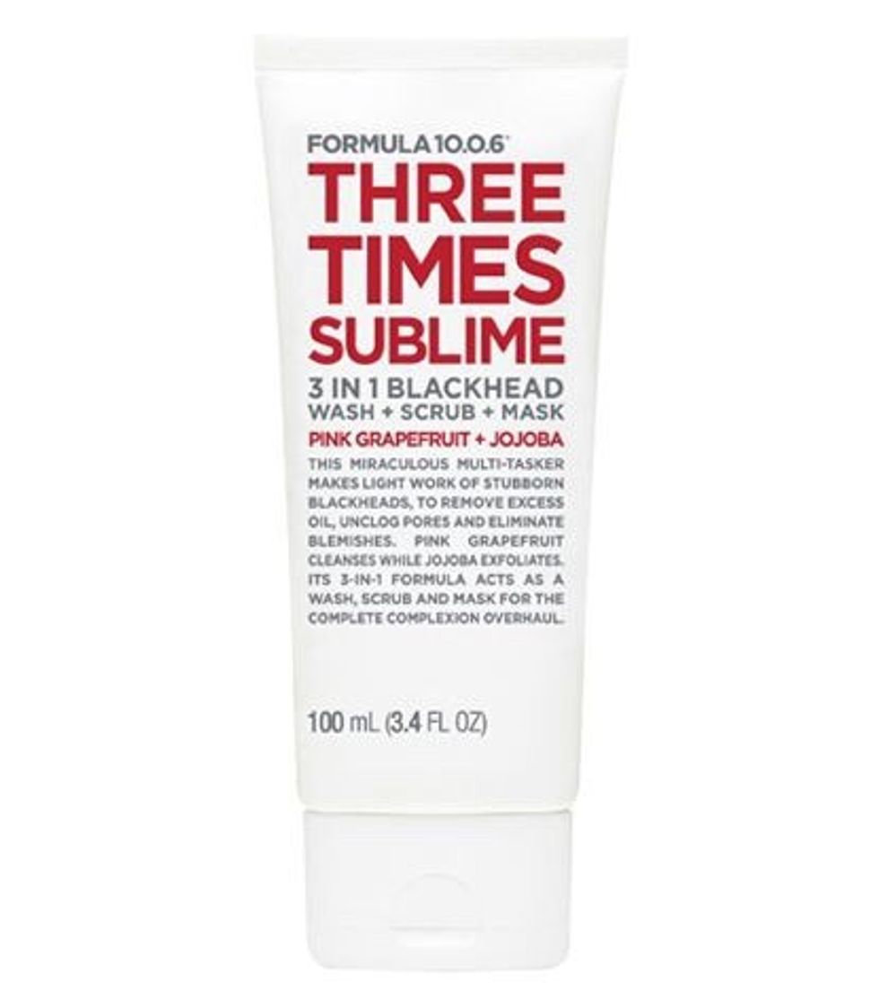 Next apply this mask to your face. Again, avoid your eye region. Leave this on for 10-15 minutes. When the time is up, dampen your mask covered face and rub your face for exfoliation. Then rinse off.