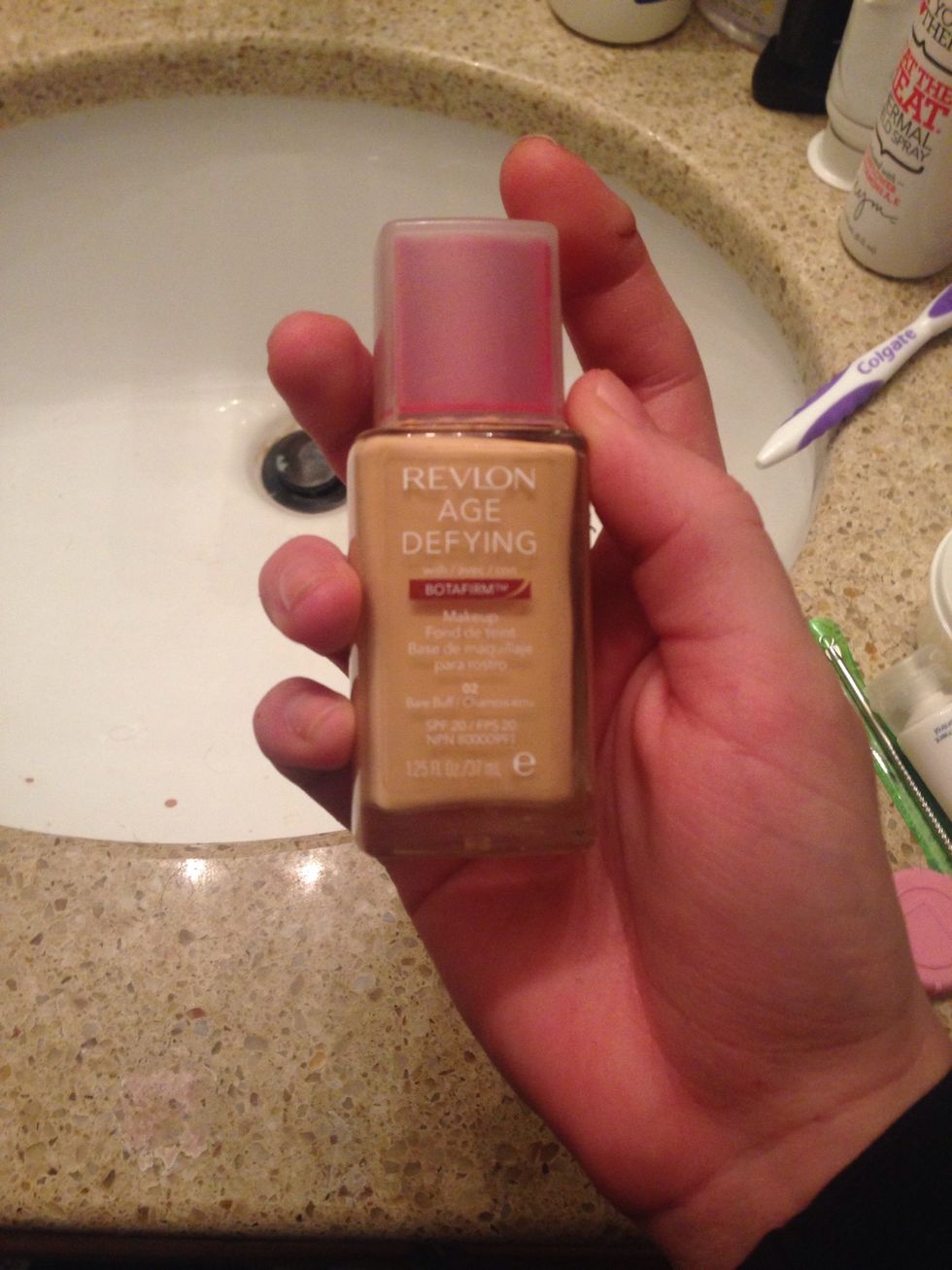Next, apply your foundation all over your face!