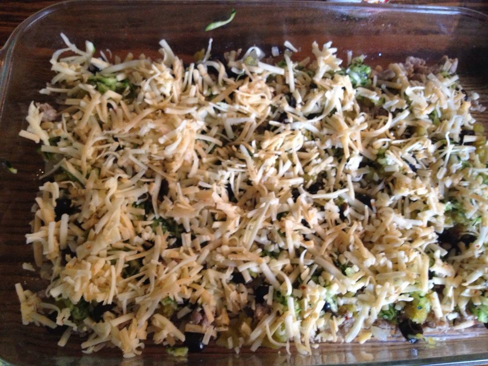 Next came the cheese...