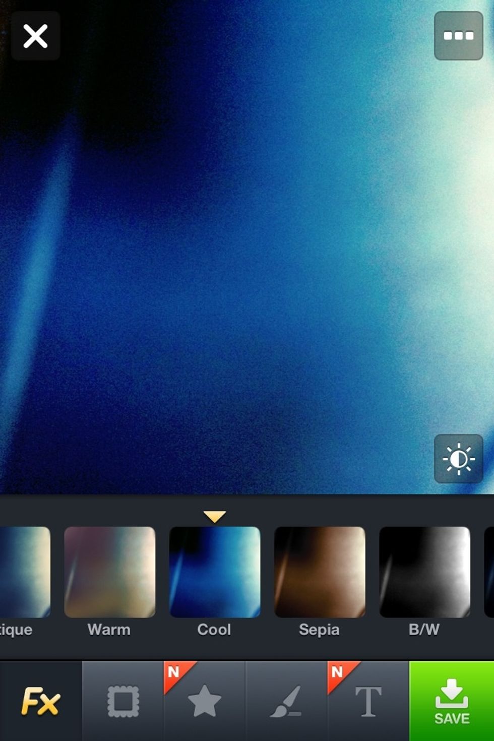 Next, choose the effect.