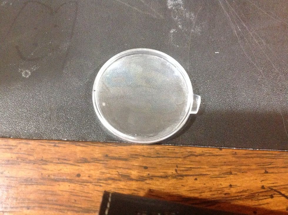 Next, cut the lenses from your base piece.