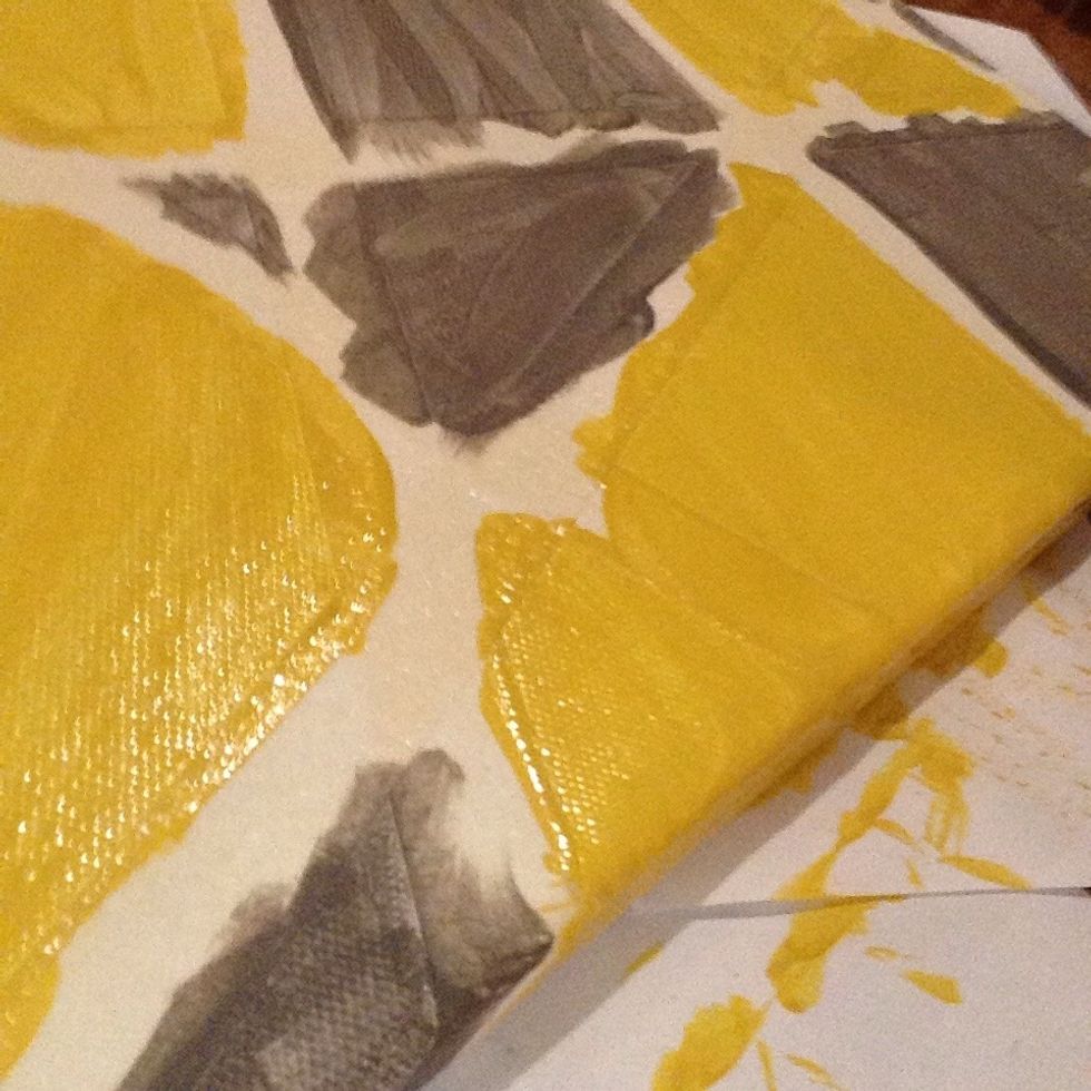 Next, do the same thing with the second color.