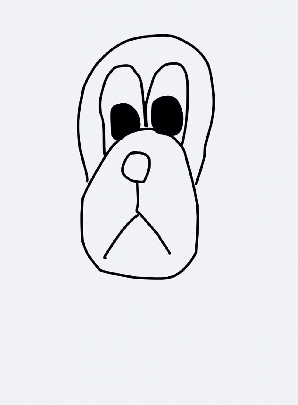 Next draw the head.