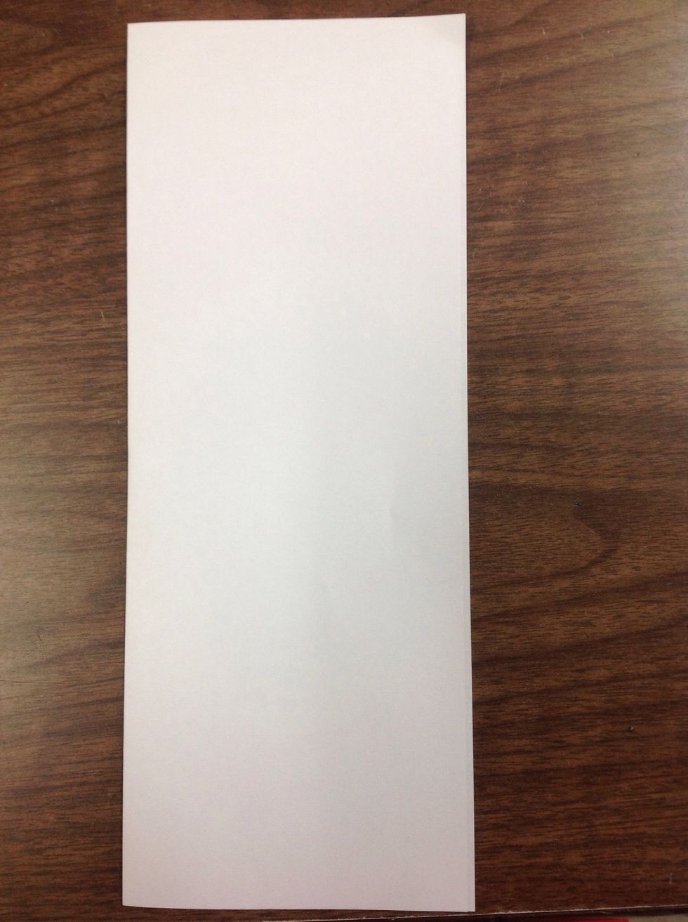 Next, fold it in half