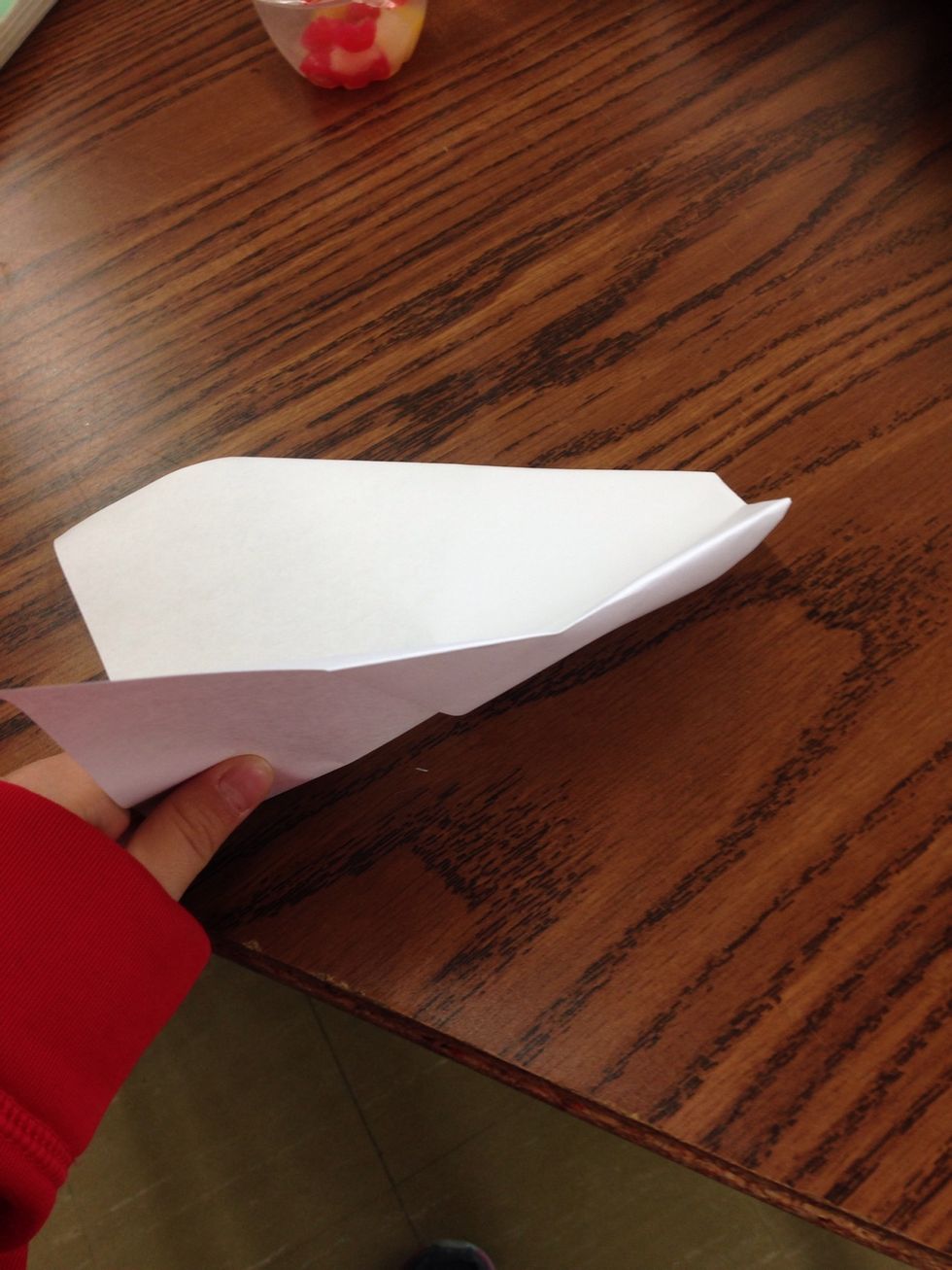 Next fold on the crease.