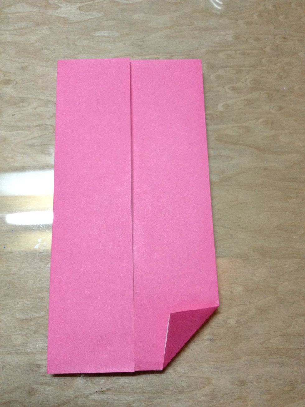 Next, fold the edge like so.