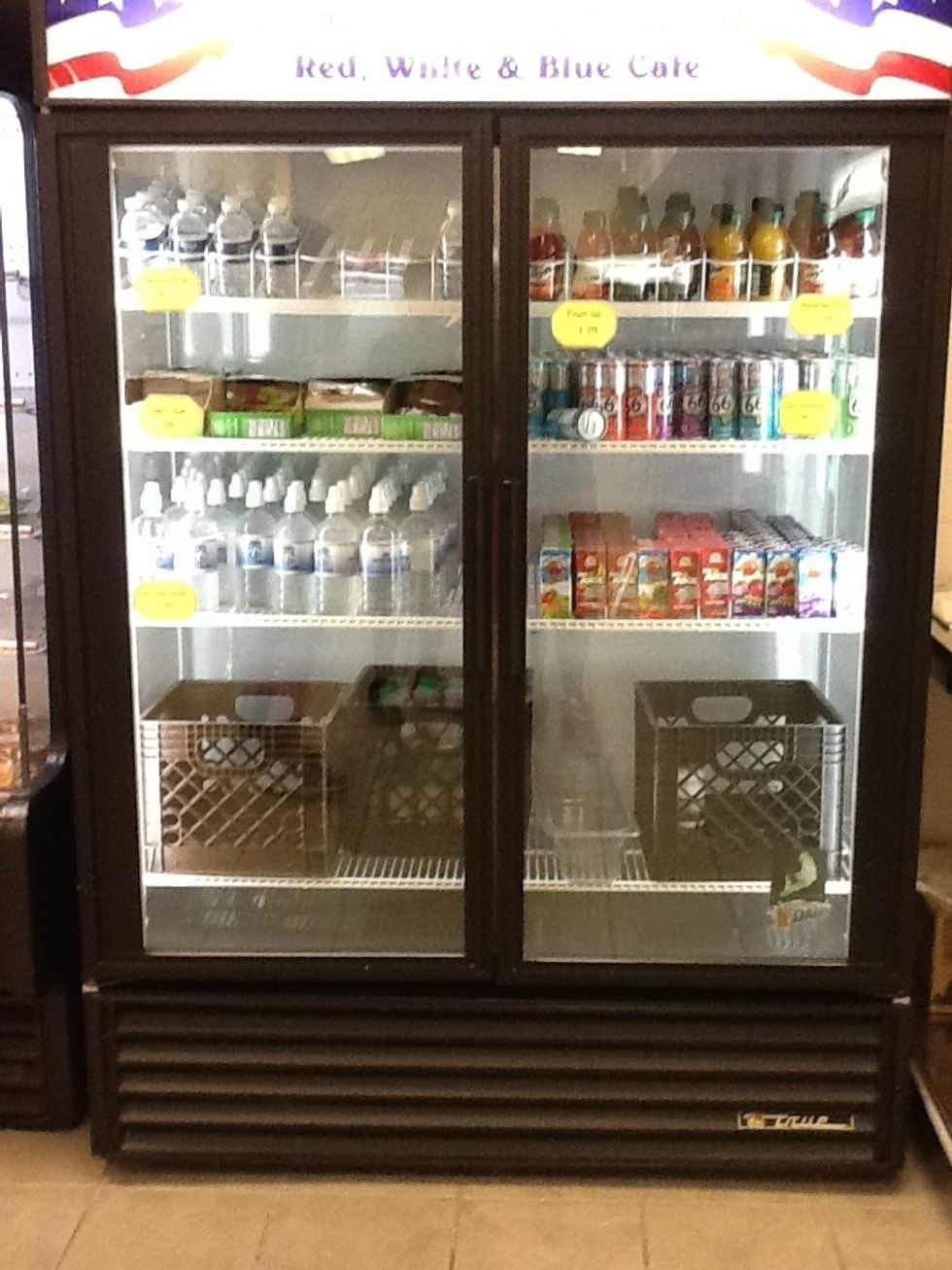 Next get a drink, recommended to get a milk so you can get the meal swipe.