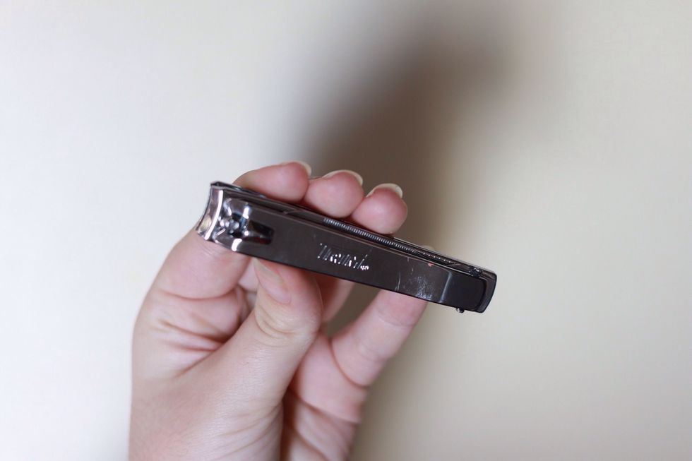 Next, get you nail clipper.