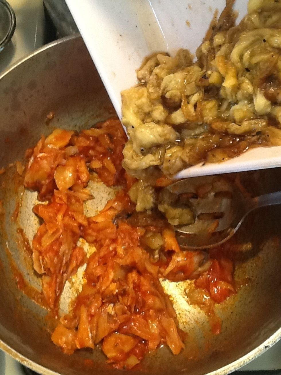 Next goes in the star of the show, the smoky eggplant .\ud83d\ude0d\ud83d\ude0d\ud83d\ude0a