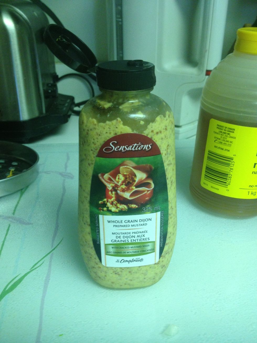 Next I added a teaspoon or two of Dijon mustard.