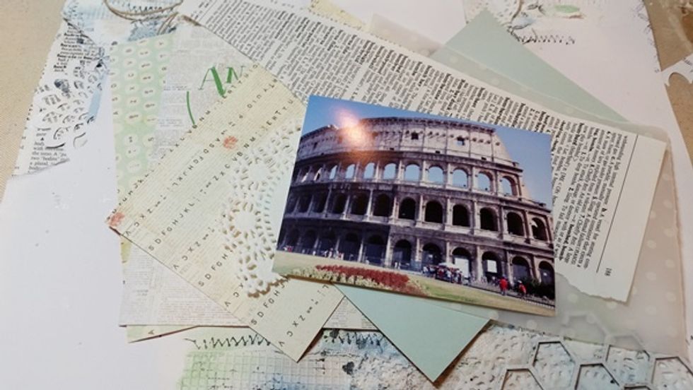 Next I started building my cluster using a mix of random pattern papers