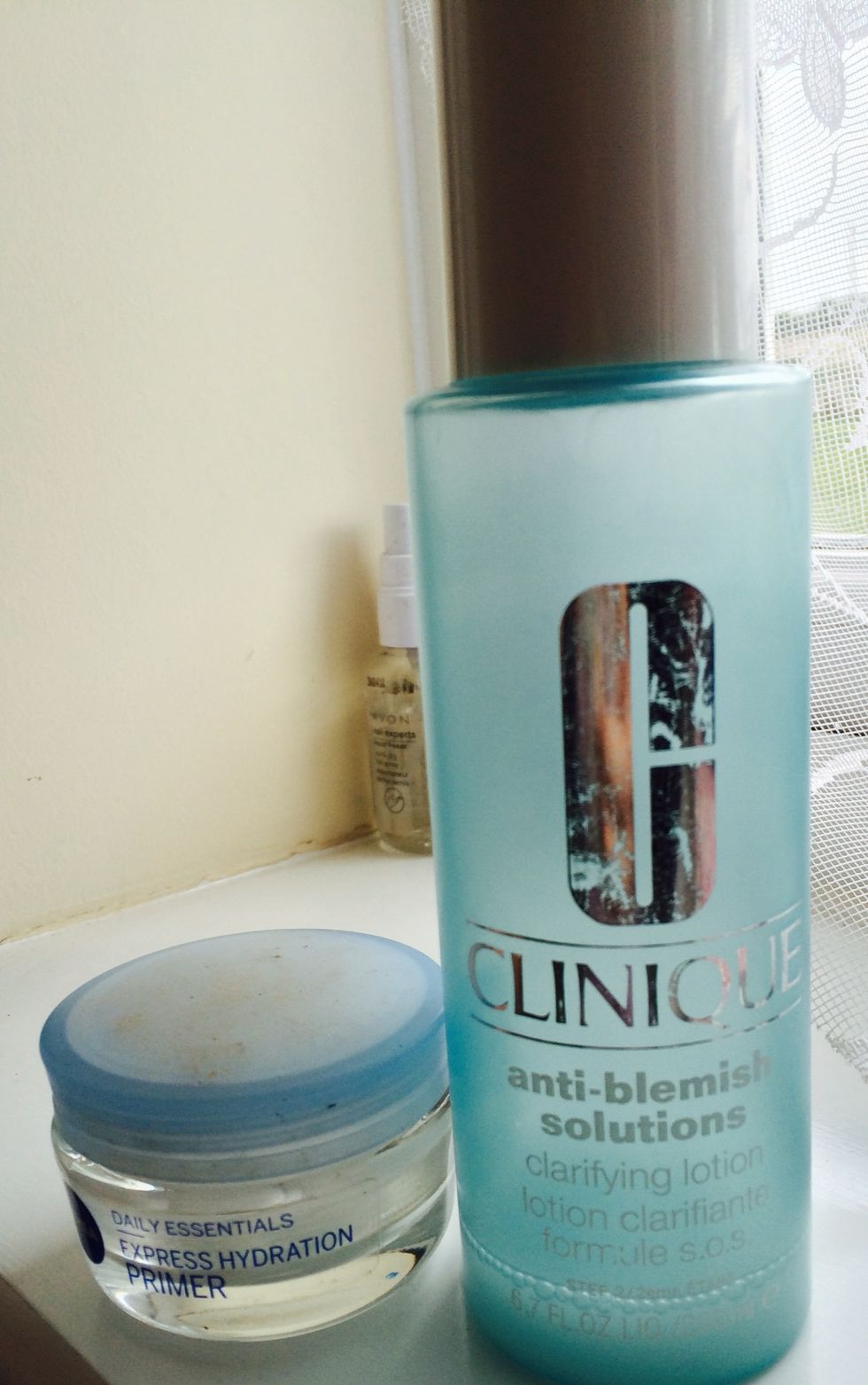 Next I tone and moisturise my skin (all products used are listed in the supplies)