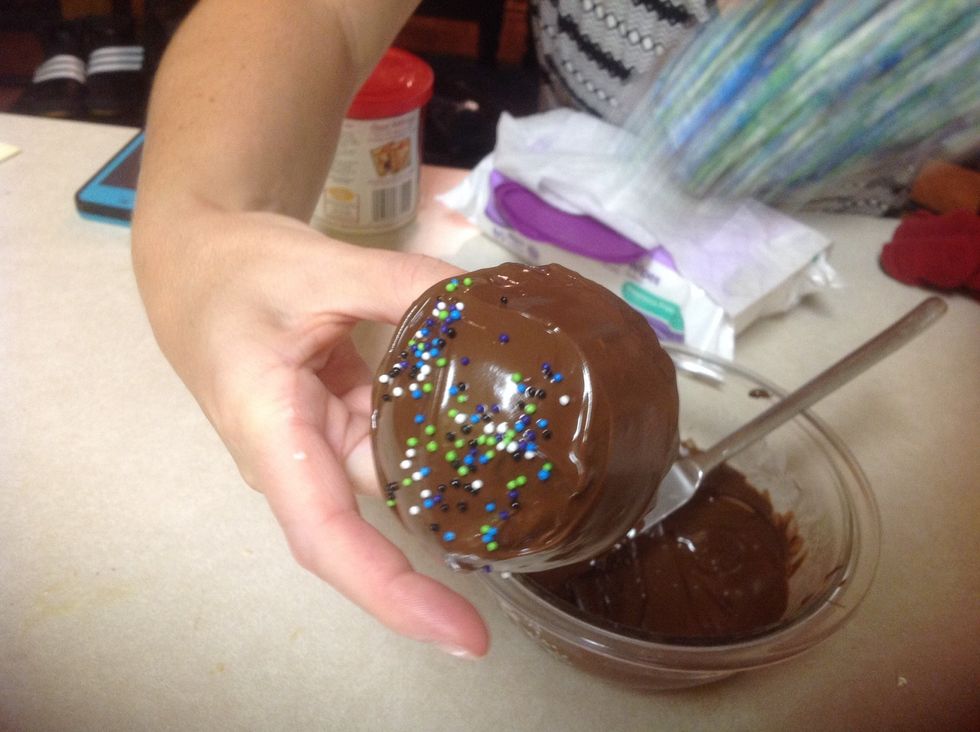 Next is add sprinkles