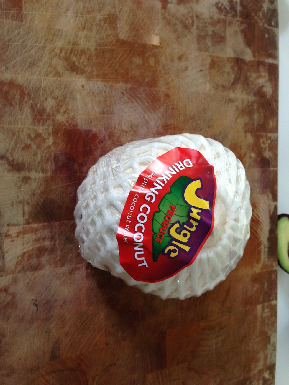 Next is coconut water... You can buy whole coconuts and crack them open to extract the water or if you want to keep it simple and quick just use tetra packed coconut water. I use cocobella brand.