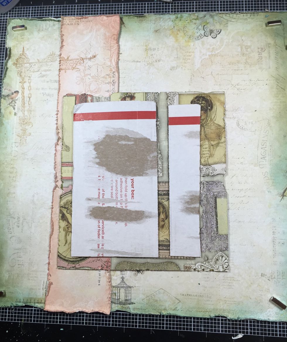 Next, is the green square, but it needs to be raised. You can use pop dots or squares, but cardboard is cheaper and it\u2019s just BETTER!