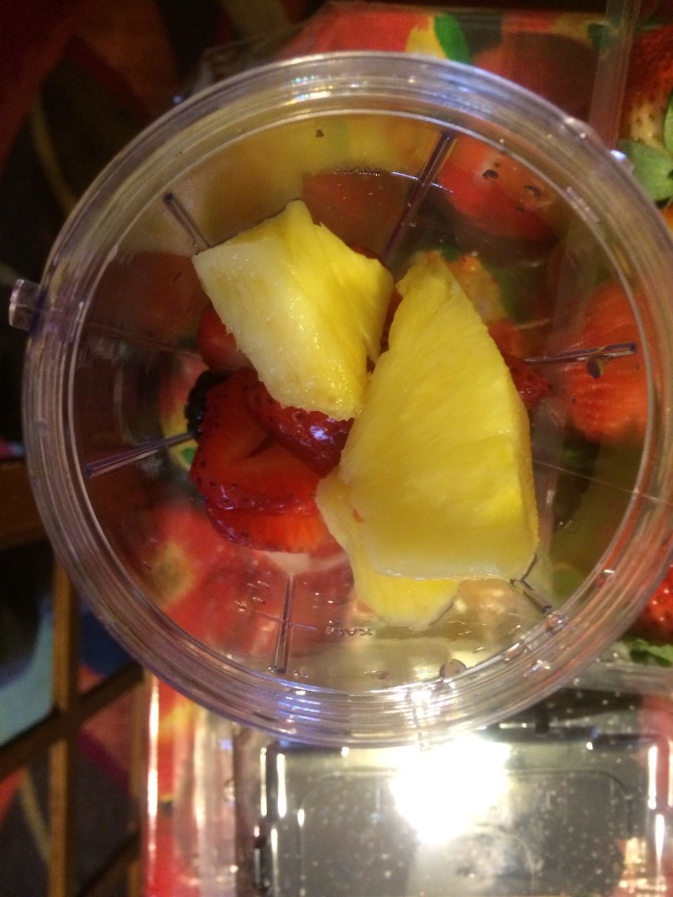 Next is the pineapple mmm