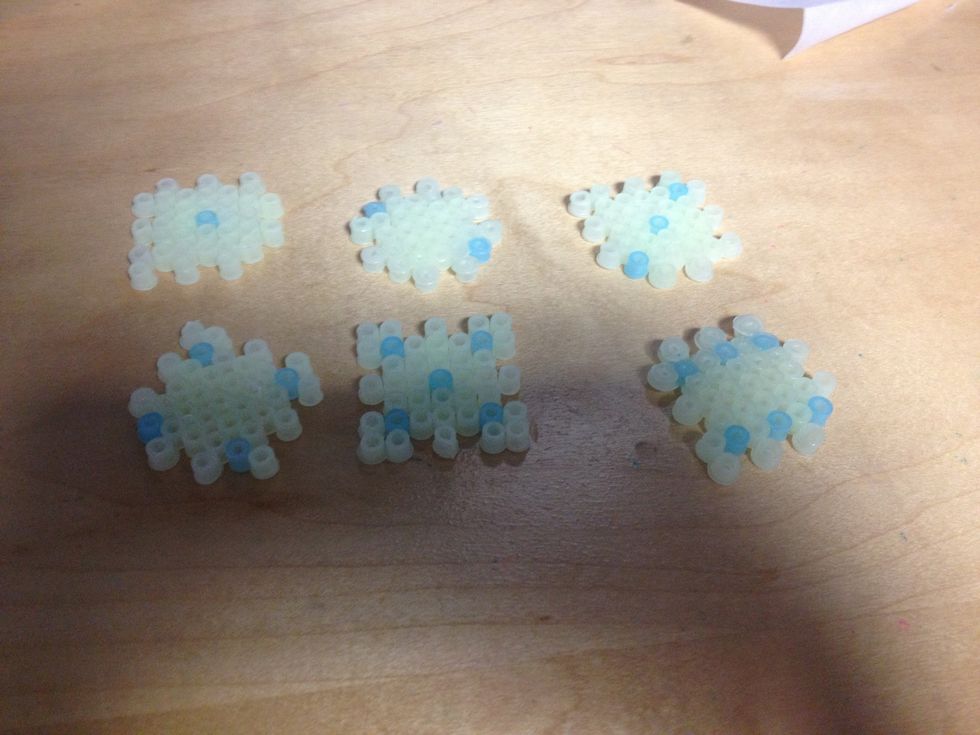 next just iron the next other side of your piece