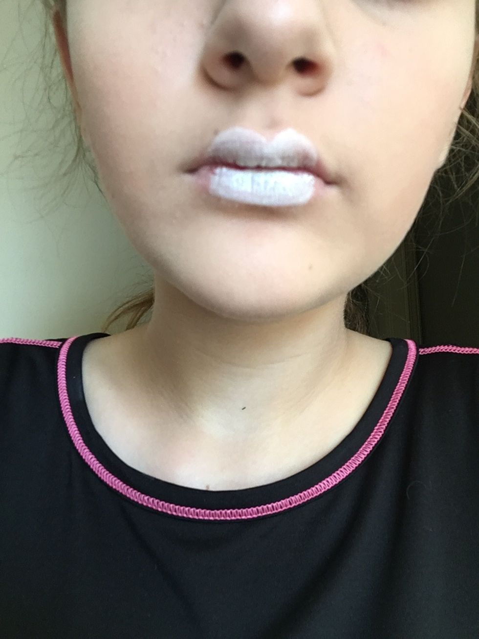 Next, just put lipstick on like normal