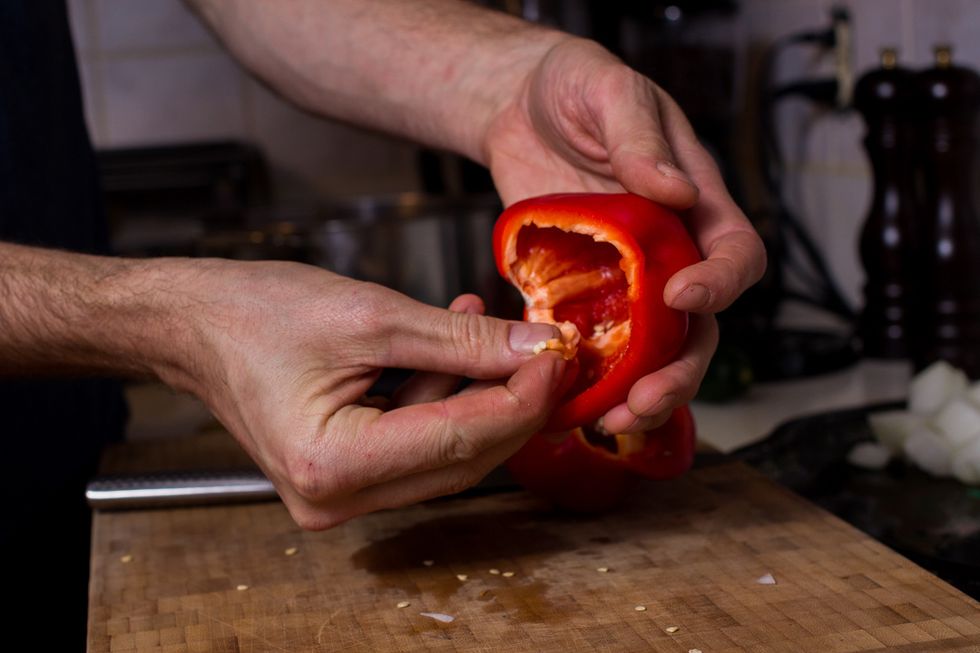 next just rip the membranes out with your big strong hands.